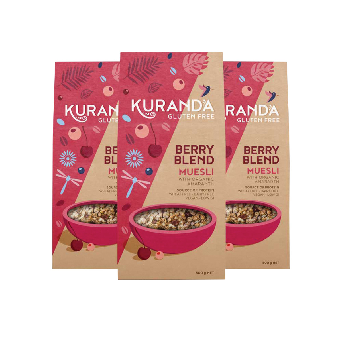 Kuranda Gluten Free Muesli Berry Blend 3kg